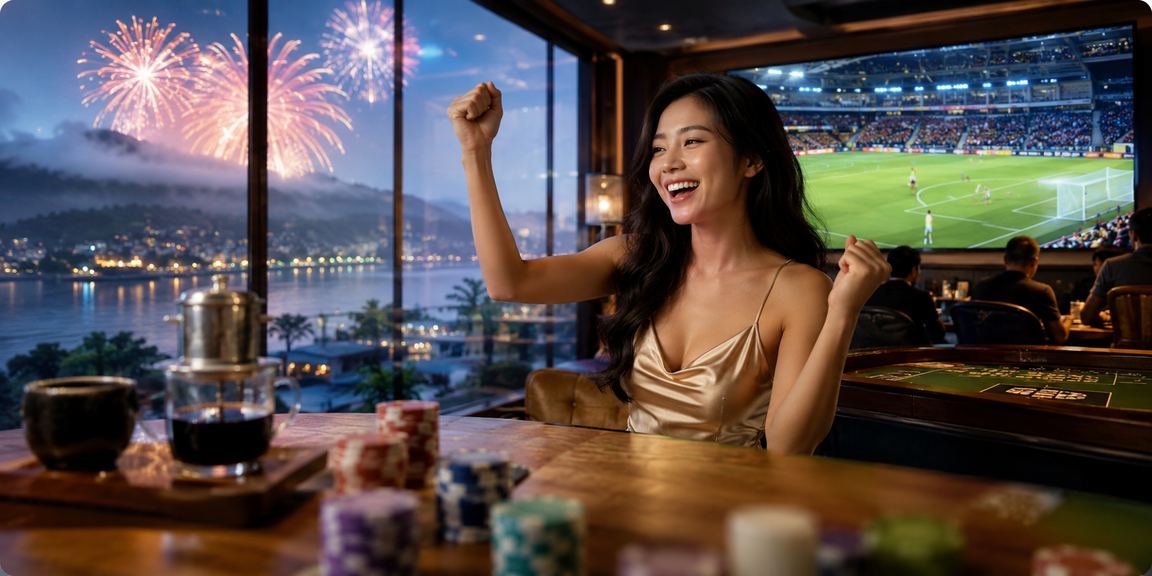 Người dùng Đà Lạt thư giãn với cà phê và thiết bị di động trong không gian yên bình