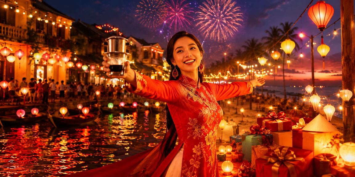 Người dùng tại phố cổ Hội An thưởng thức cà phê và theo dõi casino trực tuyến mm88b