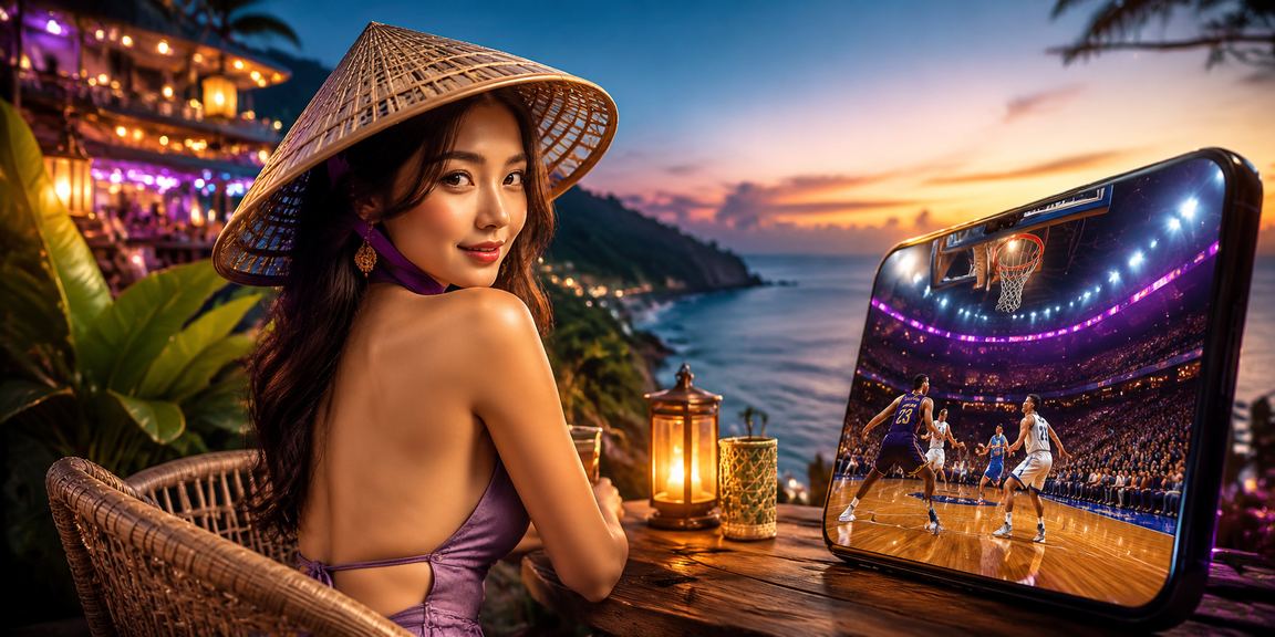 Người đội nón lá tại Sapa xem kèo bóng rổ và đặt cược trực tuyến